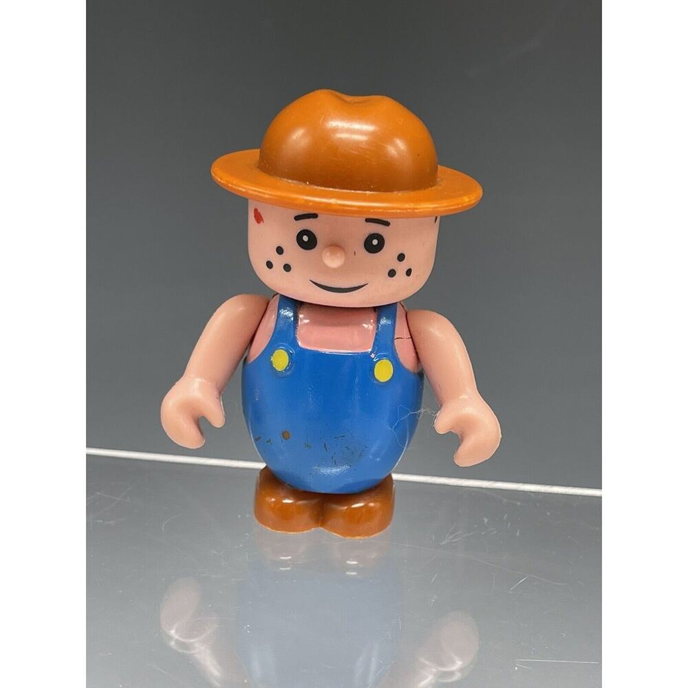 1984 Farmer Boy Toy Action Figure, 2 1/2 inch, Meritus Industries, Thailand